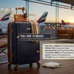 SONADA ABS & WHEELS TROLLEY  21" NAVV BLUE