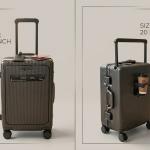 Pierre Cardin Uppter Pc Wide Trolley Aluminium Frame Case 20" Grey MS Department Store Oman