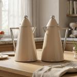 REGAL0.5Ltr. + 1.0Ltr. V-Flask Set [Pearl Beige ] MS Department Store Oman