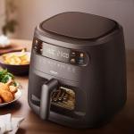 8L Window Basket Air Fryer - Black MS Department Store Oman