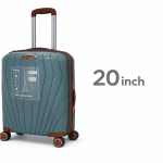 Pierre Cardin Capri Pp Trolley S   20" Grey Green MS Department Store Oman