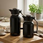 RegalL 1.0 + 1.3Ltr. D W S/S Vacuum Jug Set [Jet Black + Grey] MS Department Store Oman