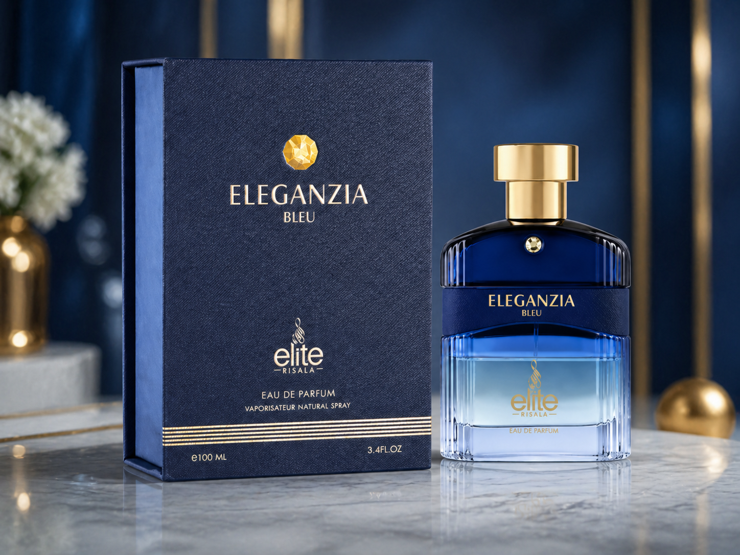 Risala Elite Eleganzia Bleu-100Ml Edp MS Department Store Oman
