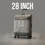 Pierre Cardin Airlite 3 Pcs Soft Trolley 28"Lt Gry MS Department Store Oman