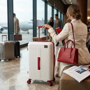 Pierre Cardin Nagga Brand Pp Trolley S   29 White MS Department Store Oman