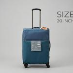 Pierre Cardin Soft Mergury 4W Trolley S   20"Blue MS Department Store Oman