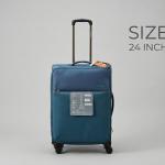 Pierre Cardin Soft Mergury 4W Trolley S   24"Blue MS Department Store Oman