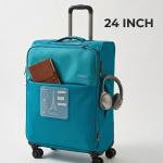 Pierre Cardin Soft Mergury 4W Trolley S   24"Teal MS Department Store Oman