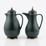 REGAL0.35 & 0.6Ltr. Vacuum Flask Set - Dark Green
with Golden MS Department Store Oman