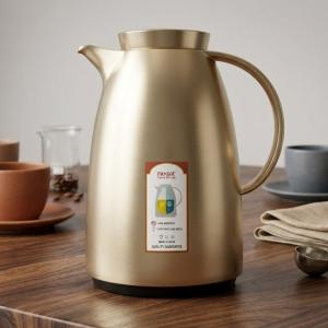 Regall 1.5Ltr. P/B Flask Matt Gold Chrome Body MS Department Store Oman