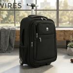 WIRES 18" TROLLEY BACKPACK BLACK