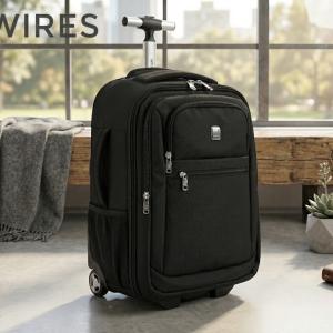 WIRES 18" TROLLEY BACKPACK BLACK