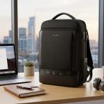 Pierre Cardin Sholder Backpack Black MS Department Store Oman