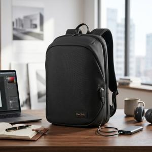 Pierre Cardin Shoulder Backpack Grey MS Department Store Oman