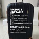 SONADA ABS & WHEELS TROLLEY  29" BLACK