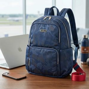 Pierre Cardin Shoulder Backpack Blue MS Department Store Oman