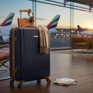 SONADA ABS & WHEELS TROLLEY  21" NAVV BLUE