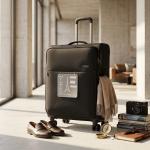 Pierre Cardin Soft Mergury 4W Trolley S   24"Black MS Department Store Oman