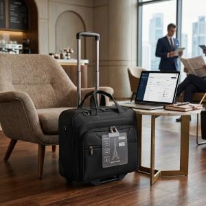 Pierre Cardin Laptop Trolley 2 Wheels 15.5" MS Department Store Oman