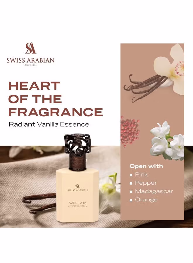 Vanilla 01 Extrait De Parfum-50Ml MS Department Store Oman