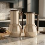 REGAL0.7Ltr. + 1.0Ltr. V-Flask Set [Light CoffeeWooden] MS Department Store Oman