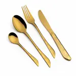 26Pcs Cutlery Set With Stacd - Gold MS Department Store Oman