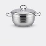 Stainless Steel Bonera Masterchef Single Pot 24 Cm MS Department Store Oman