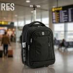 WIRES 20" TROLLEY BACKPACK BLACK