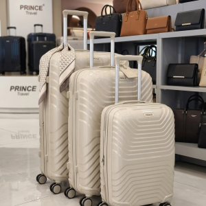 Prince Pp Trolley 3Pcs Set -20-28-32" Navy Blue MS Department Store Oman