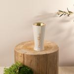 Incense Burner From Liqaa - Beige + Gold MS Department Store Oman