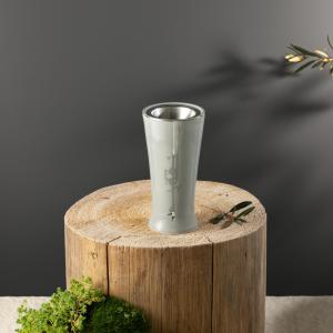 Incense Burner From Liqaa - Grey + Silver MS Department Store Oman