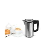 Stainless Steel Electric Kettle - Black/Silver MS Department Store Oman